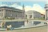 Public Library and North Section of the Civic Center, Denver Colorado, City  and County Building in Background.
