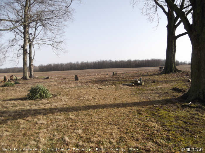 Hamilton Cemetery, Claibourne Township, Union County, Ohio